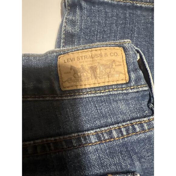 Levi's 515 Boot Cut Jeans Women's Blue Denim Mid Rise Stretch - Picture 8 of 8